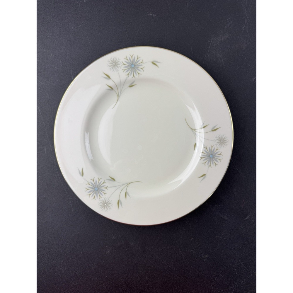 Haviland USA Laserre Salad Plates Floral Gold Trim Set of 3